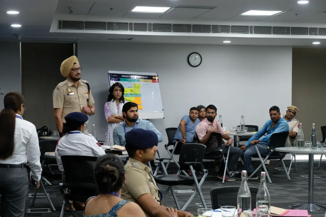 A capacity-building workshop for police officers