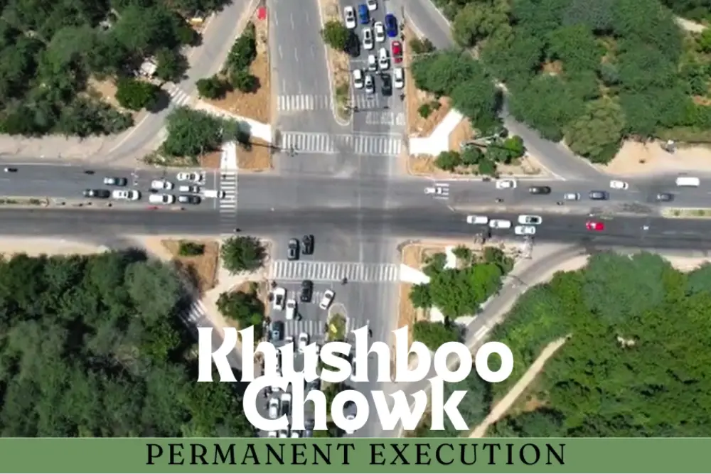 Khushboo Chowk in Gurugram, permanent execution