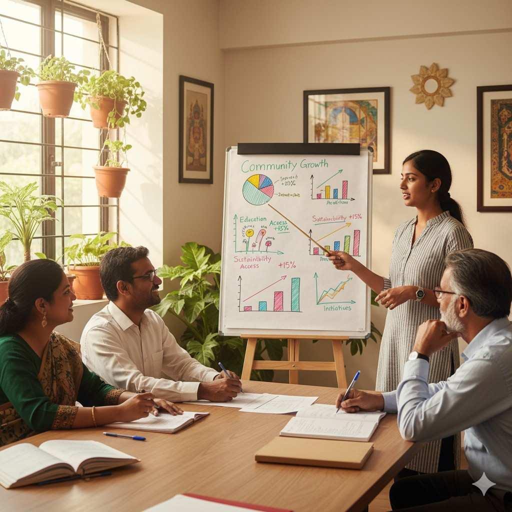 AI-powered CSR and ISR funding platform dashboard